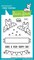 Lawn Fawn Clear Stamps 3"X4"-Fangtastic Friends Add-On